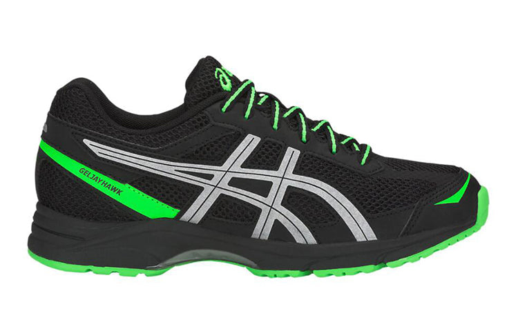 (GS) ASICS Geljayhawk JR. 3 'Black Green' TKJ132-001