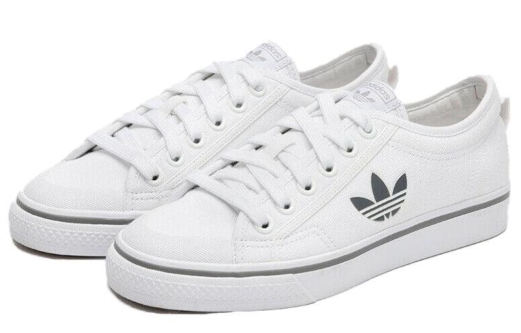 adidas Nizza Trefoil 'White Black' FX9268