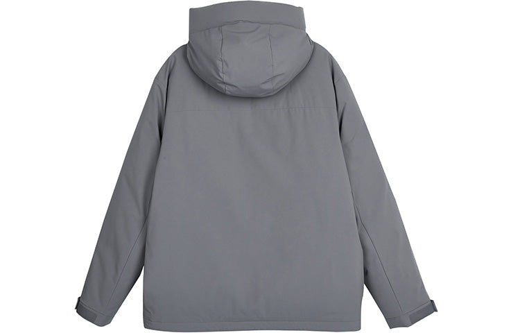 Skechers Stroll Series Solid Color Casual Down Jacket 'Grey' L423M008-00W5