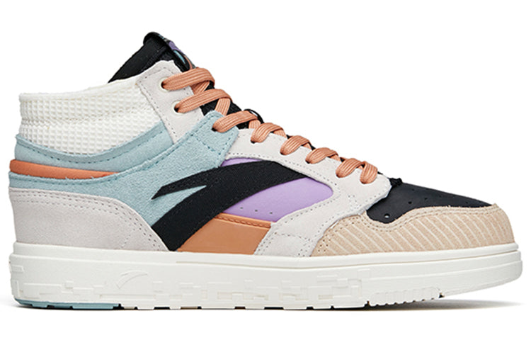 (WMNS) ANTA Streetball Mid 'White Multi-Color' 122218052-3