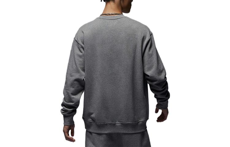 Air Jordan Essentials Logo Sweatshirt 'Grey White' FB6935-091