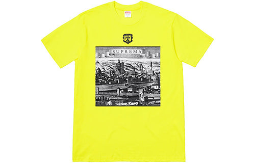 Supreme SS18 Fiorenza Tee Bright Yellow Short Sleeve SUP-SS18-0132