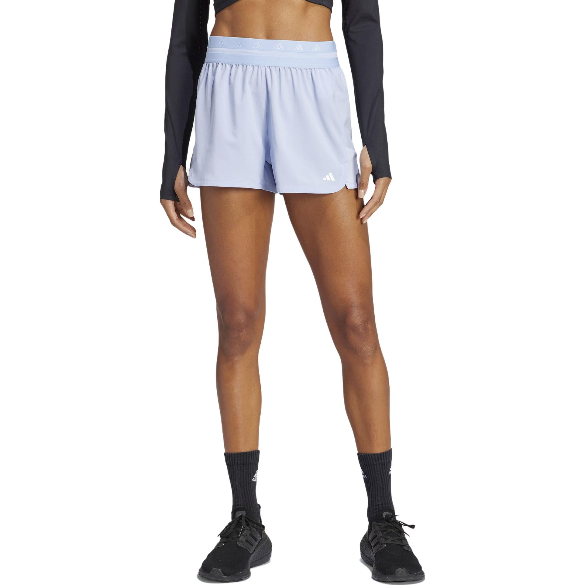 (WMNS) adidas Training Hyperglam Pacer Shorts Asia Sizing 'Teal' IC8058