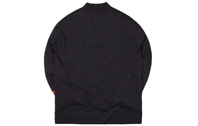 HERON PRESTON Unisex Printing Embroidery Swea Black HMAB007F196000160401