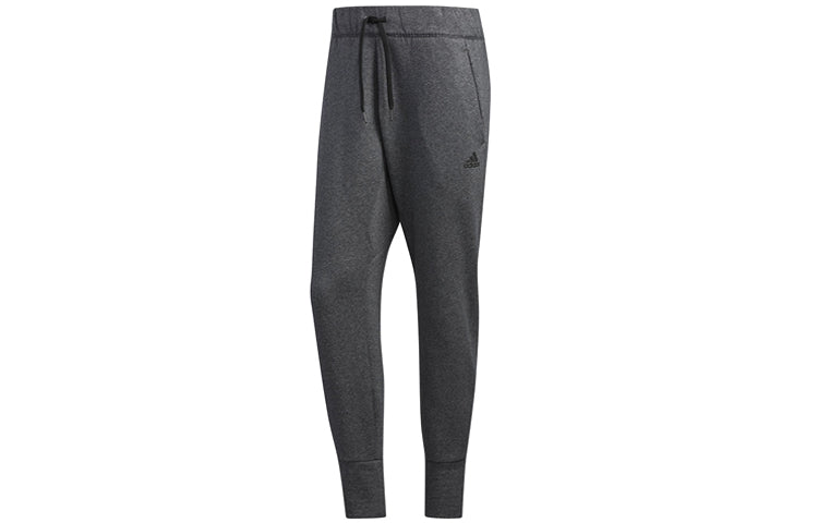 adidas Pant Basketball Drawstring Sports Long Pants Black DU6274