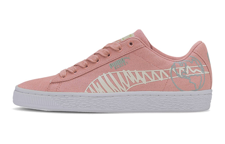 (GS) PUMA Basket Canvas Winter 'Time 4 Change - Bridal Rose' 374300-01