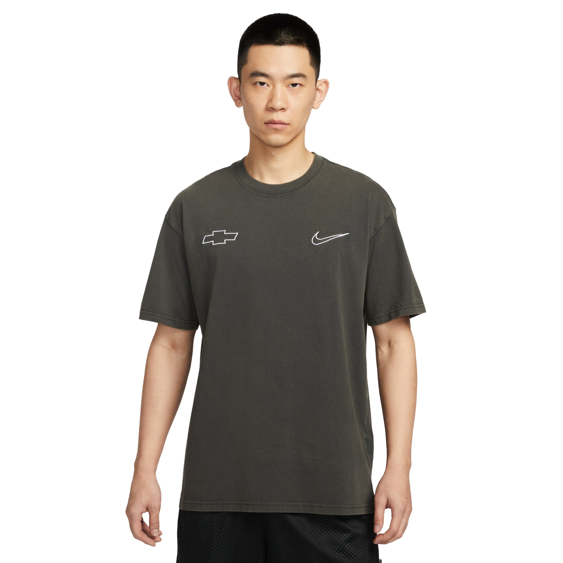Nike x Devin Booker x Chevy Max90 T-shirt Asia Sizing 'Anthracite' HV6691-060