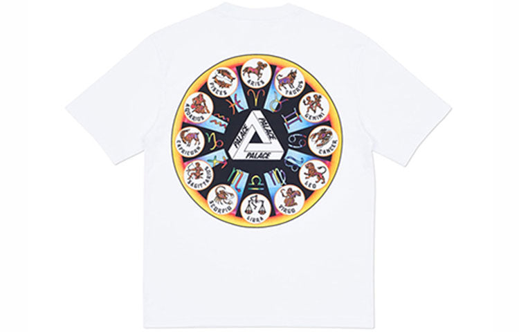 PALACE Pattern Printing Short Sleeve Unisex White PAL-SS18-081