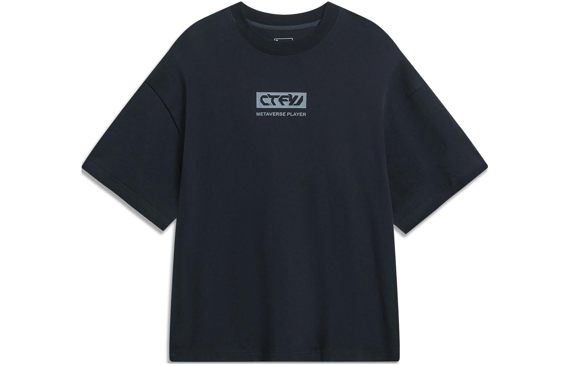 Li-Ning Counterflow Graphic T-shirt 'Black' AHST599-1