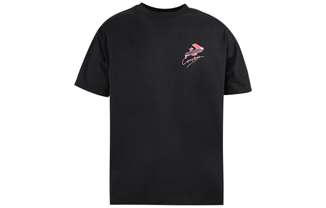 Converse Rockstar Logo T-Shirt Asia Sizing 'Black' 10024877-A02