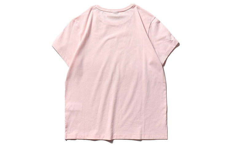 (WMNS) PUMA Classics Logo Short Sleeve TEE Pink 596512-17