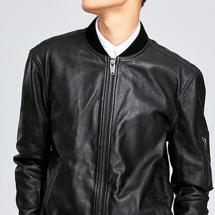 Men's Timberland Casual aviator Jacket Black A1NC4001