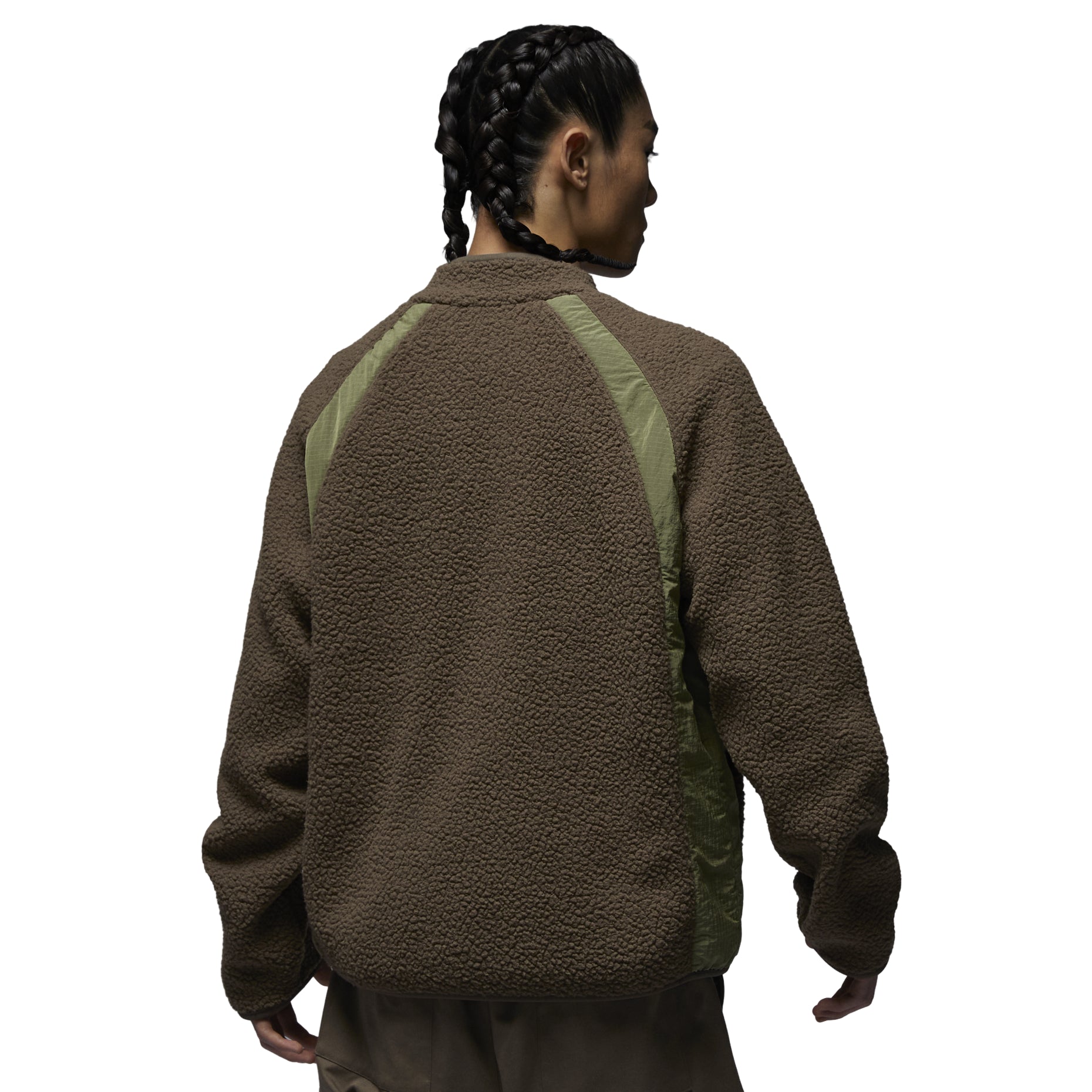 Air Jordan Long Sleeves Fleece Jacket 'Brown' FV8450-274