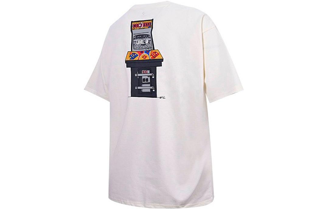 Converse Level Up Tee Asia Sizing 'White' 10024318-A01
