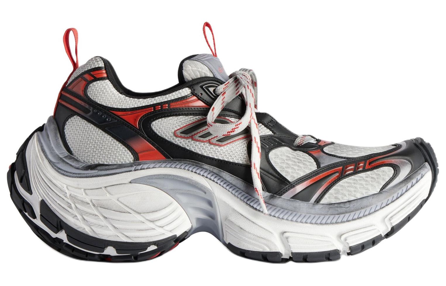Balenciaga 10xl Sneaker 'Grey White Red' 792779W2MV21960