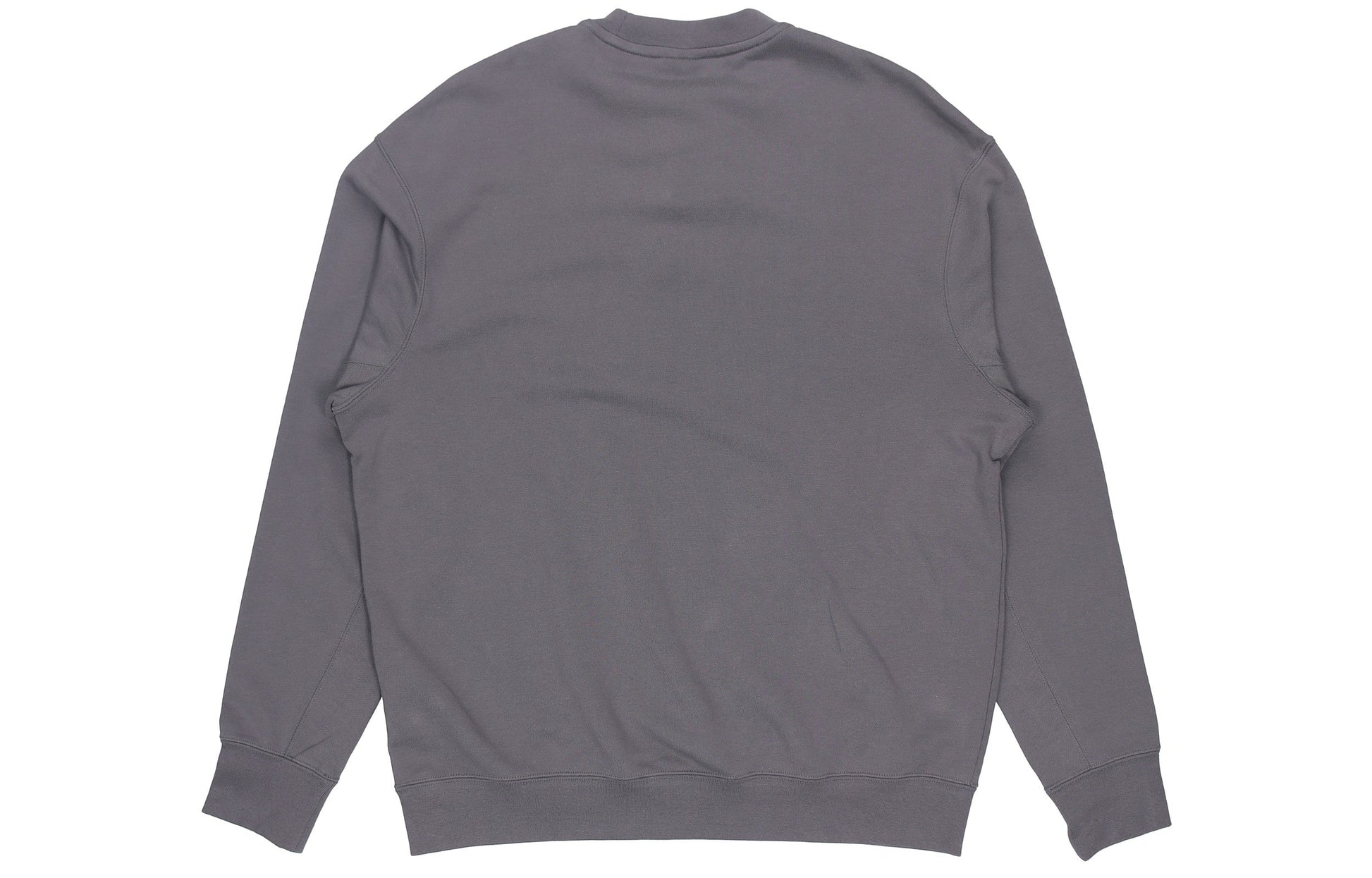 Men's Nike Logo Embroidered Loose Round Neck Gray DR7836-068