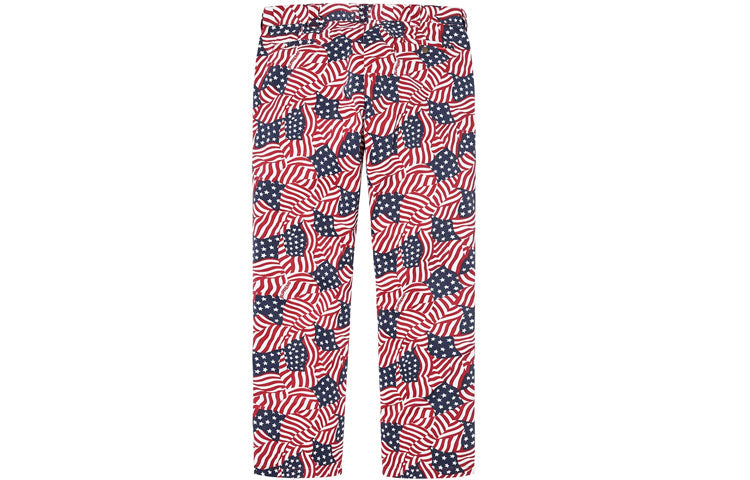 Supreme SS20 Week 1 Work Pant Geometry Pattern Cargo Pants Unisex Pink SUP-SS20-169
