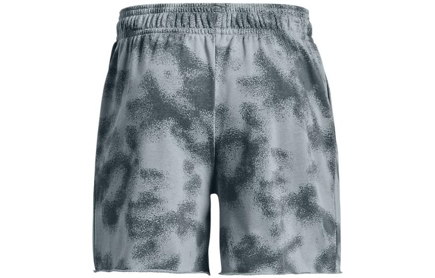 Under Armour Rival Terry 6inch Short 'Blue Grey' 1377578-465