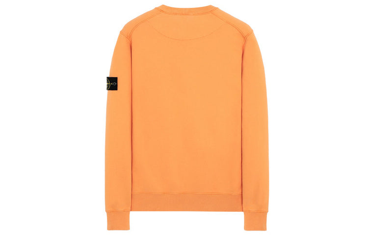 Men's STONE ISLAND Cotton Round Neck Orange 731563020-V0032