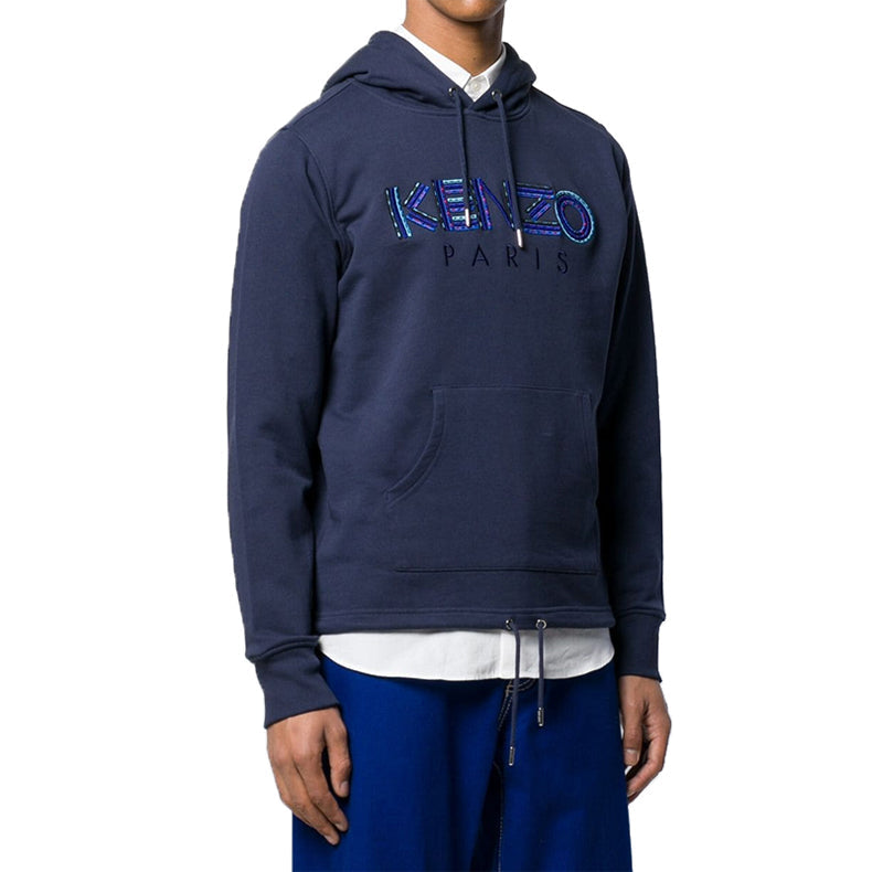 Men's KENZO Alphabet Logo Pattern Long Sleeves Navy Blue F965SW3614ME-78