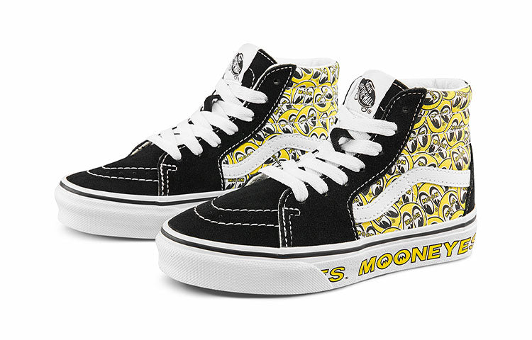 (PS) Vans x Mooneyes SK8-HI 'Black White Yellow' VN0A5DXNY23