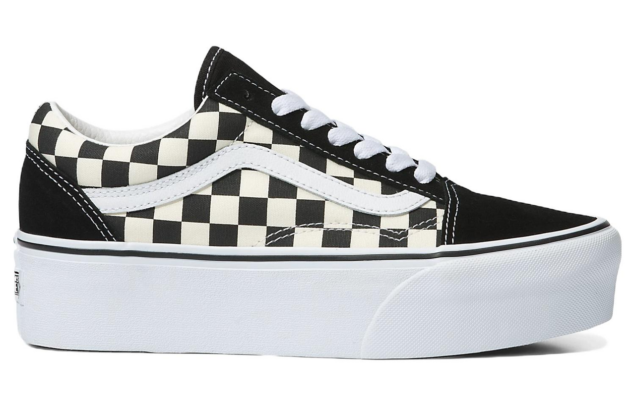 Vans Old Skool Stackform Checkerboard 'Black White' VN0A7Q5MTYQ