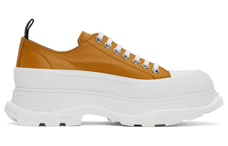 Alexander McQueen Tread Slick Sneakers 'Tan White' 627225WHZP27169