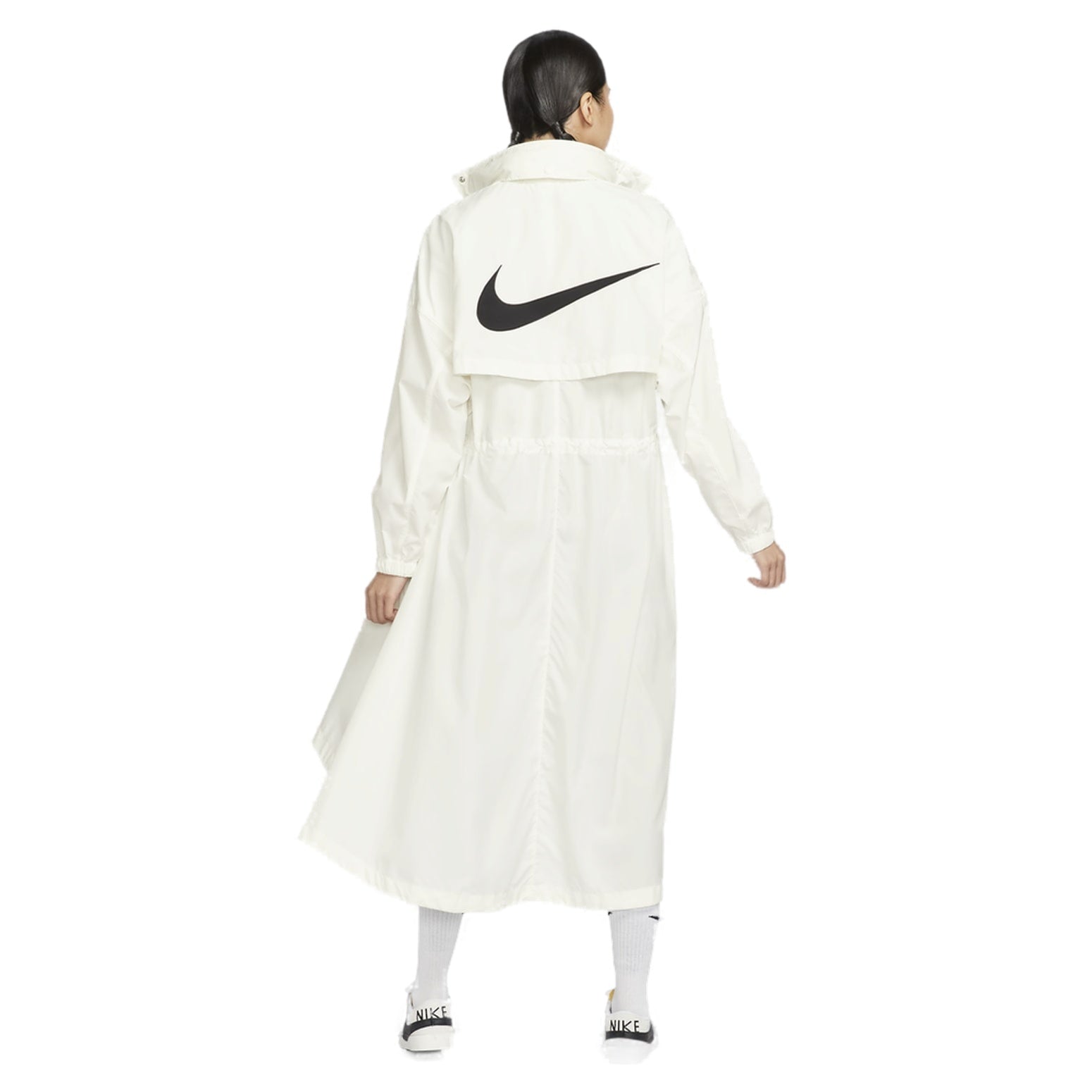 (WMNS) Nike Sportswear Essential Windbreaker Coat 'White' FN2844-133