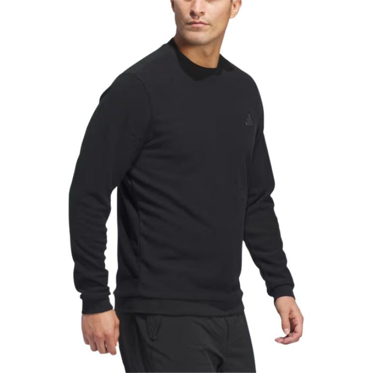 adidas Long Sleeve Crew Sweatshirt Asia Sizing 'Black' HZ8146