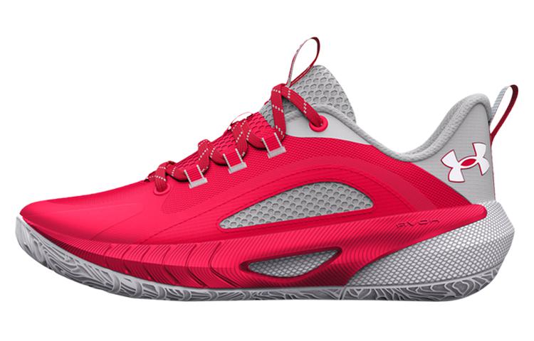 (WMNS) Under Armour HOVR Ascent 2 'Red Halo Grey' 3025681-600