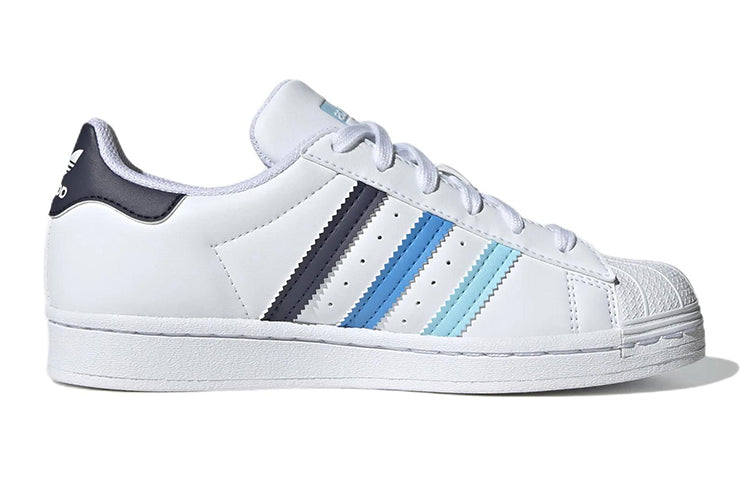 (GS) adidas Superstar Shoes 'White Bliss Blue' GY9327