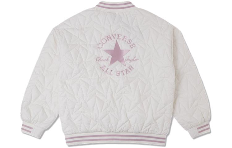 (WMNS) Converse Baseball Padded Jacket Asia Sizing 'Egret' 10025223-A01