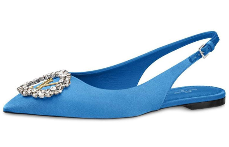 (WMNS) LOUIS VUITTON Madeleine Flats 'Blue' 1A6555