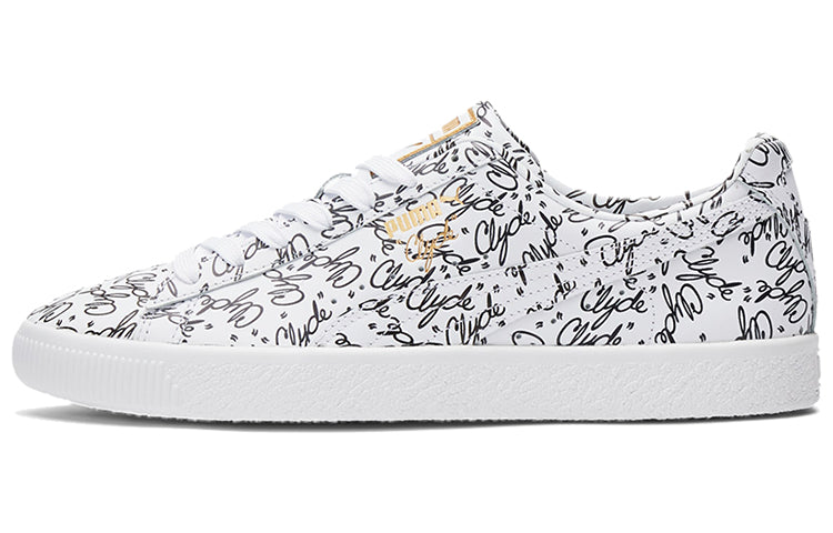 PUMA Clyde 'All Over Script Print' 375889-01