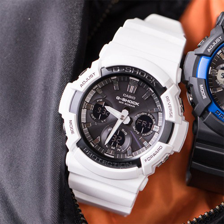 CASIO G-Shock Analog-Digital 'White' GAS-100B-7A