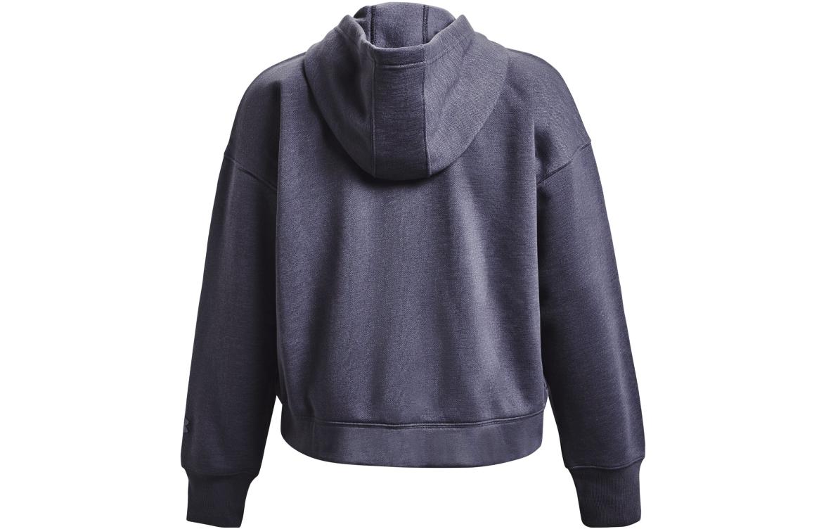 (WMNS) Under Armour Essential Script Full Zip Hooded Jacket 'Dark Grey' 1374106-558