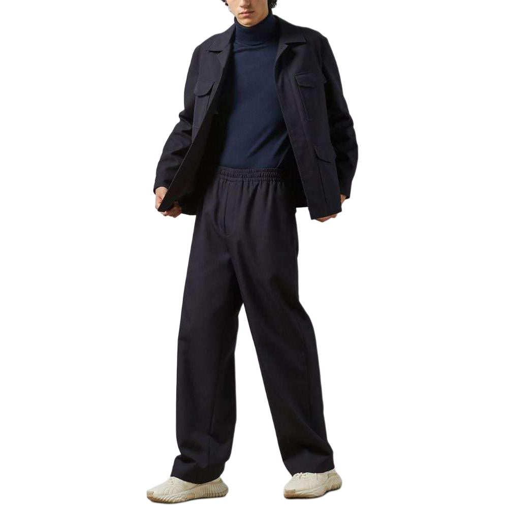 Gucci Wool Twill Jogging Pants 'Dark Blue' 770333-ZAPRP-4590