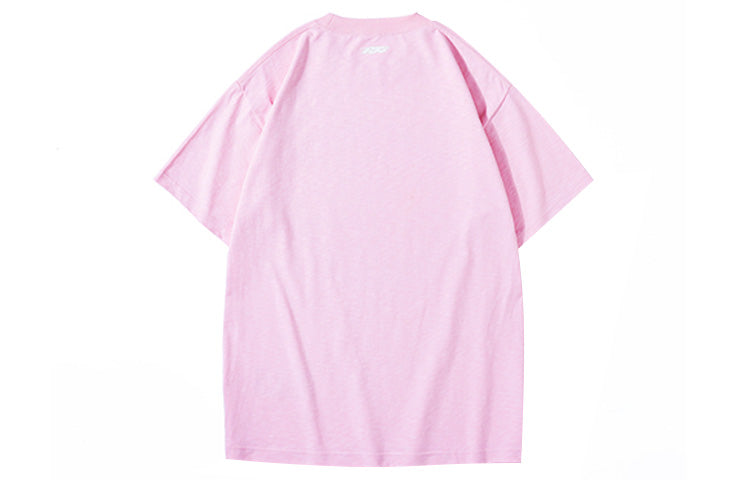 PJs Vigor Multi-Color Pattern Printing Short Sleeve Unisex Pink 20SSTS10203-P