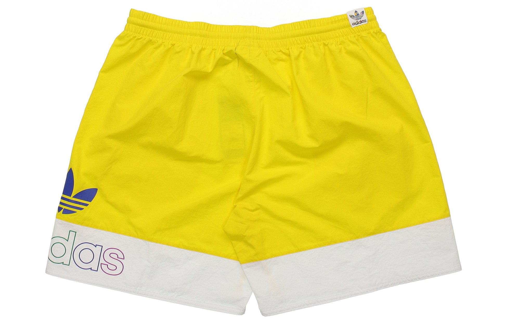adidas originals Contrasting Colors Logo Printing Sports Shorts Yellow GD0954
