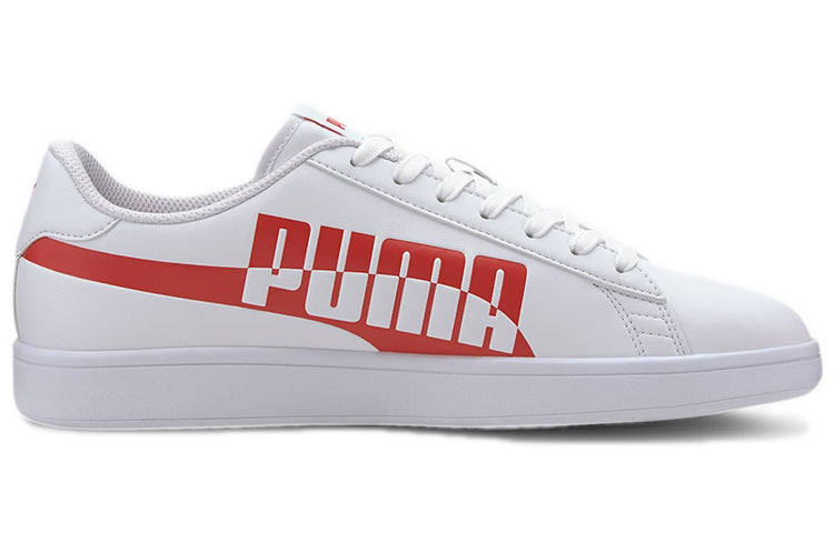 PUMA Smash v2 Max White/Red 371135-03