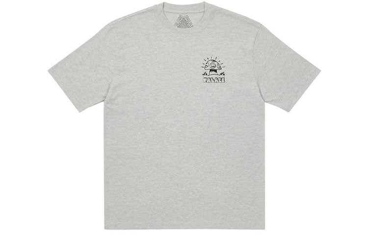PALACE x Lotties Crossover Dragon Alphabet Pattern Short Sleeve Unisex Gray P20TS061