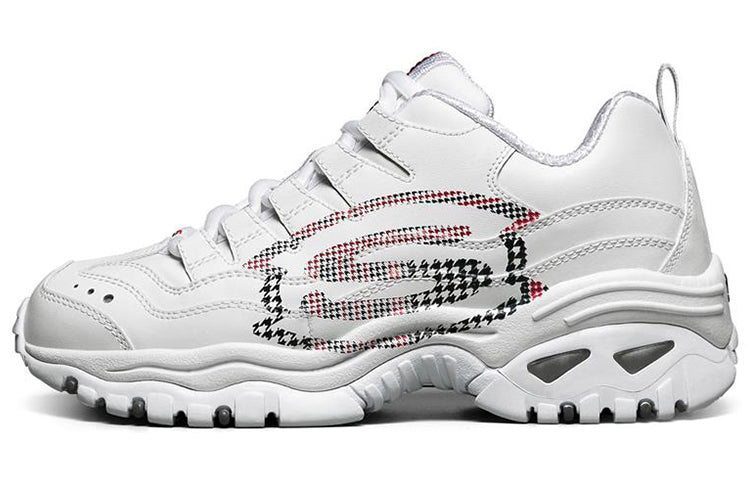 (WMNS) Skechers Energy Printing Running Shoes White/Red/Blue 149052-WNVR