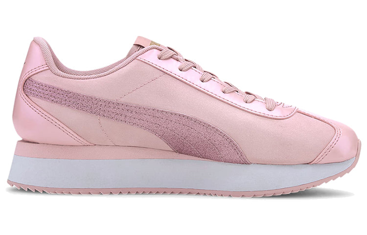 (WMNS) PUMA Turino Stacked Glitter Low Running Shoes Pink/White 371944-05