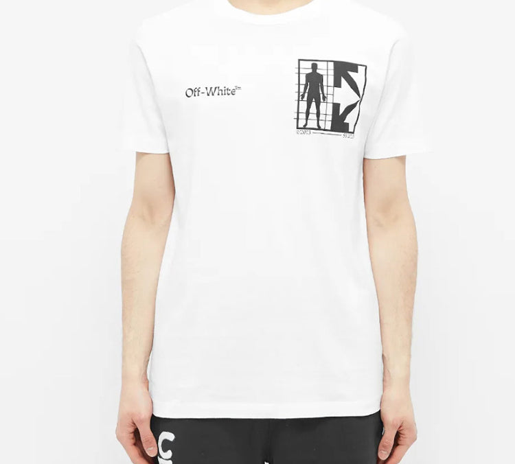 Off-White SS20 Half Arrow Print Short Sleeve OMAA027S201850100110