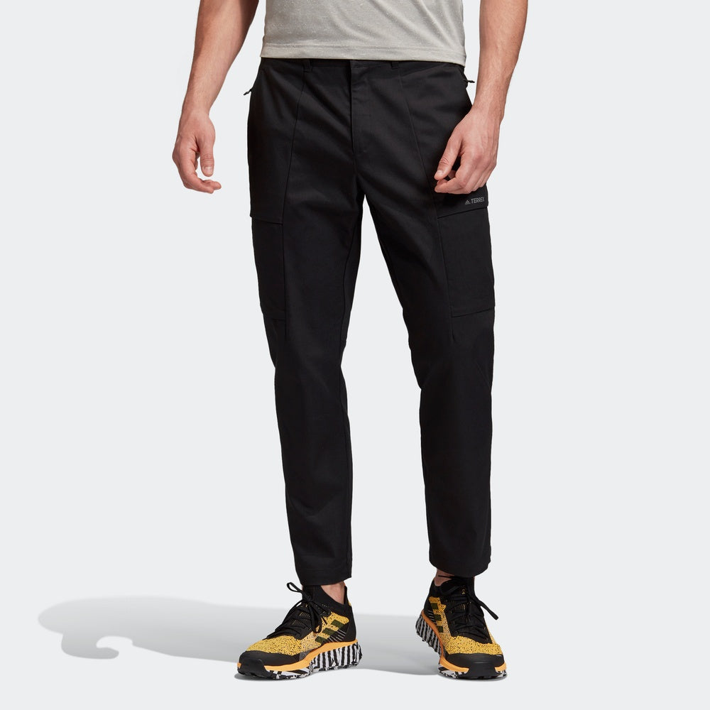 adidas Terrex Xplr Cargo Pant Sports Outdoor Woven Long Pants Black GE9891