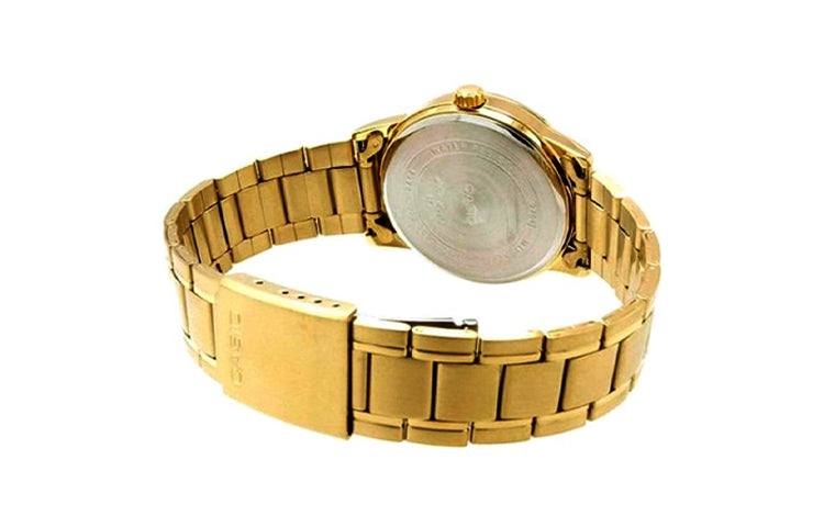 CASIO Quartz Waterproof Gold Analog LTP-V002G-9A