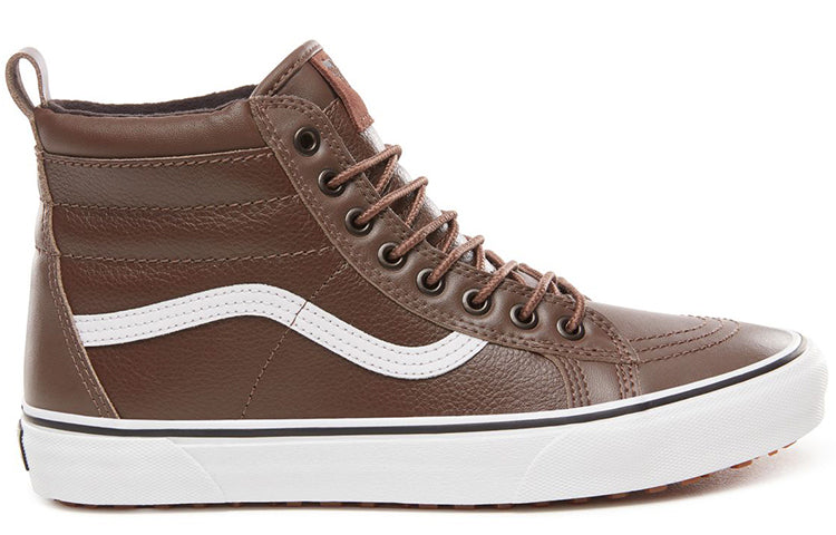 Vans SK8-HI MTE Rain Drum Leather Brown/White VN0A33TXUQC