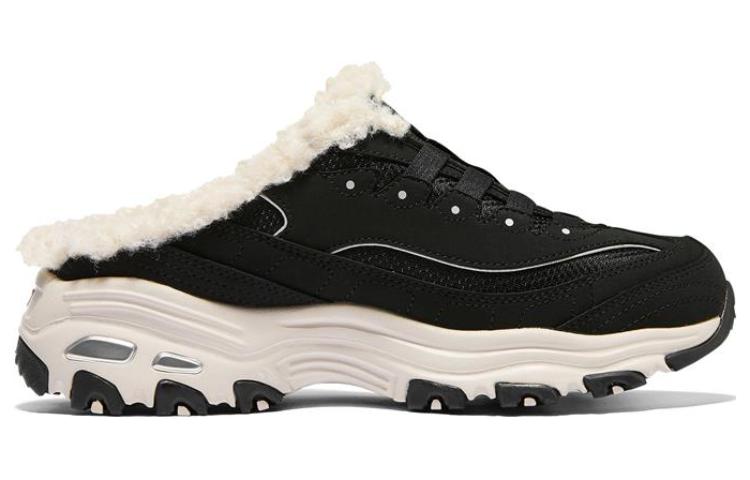(WMNS) Skechers D'Lites 1.0 'Black' 149783-BLK