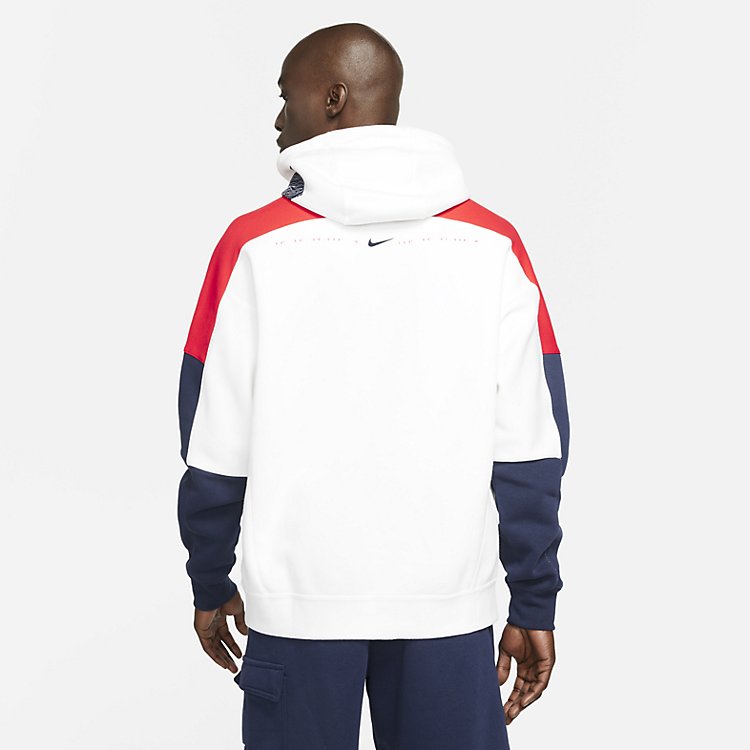 Nike Club Pullover Basketball Hoodie 'White' DM7952-100