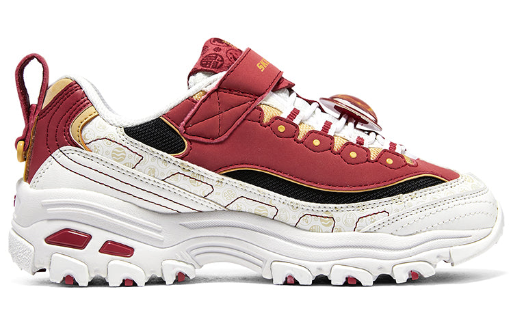 (GS) Skechers D'lites Sneakers 'Red White' 319504L-WBRD